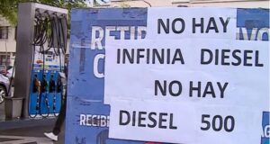 por el estancamiento del precio del combustible.