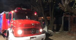 incendio de vivienda en San Jose de Almirante Brown