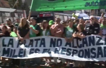 Movilización de ATE en Avellaneda: tensión en Puente Pueyrredón