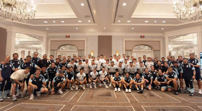 Megaoperativo en Ezeiza para recibir a la Selección